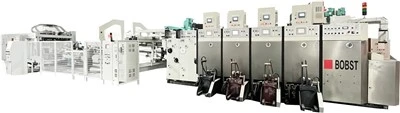 Pigesnis Bobst Bottom Printing Die Cutting Slotter Inline Casemaker